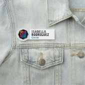 磁気会社従業員スタッフのパーソナライズカスタム 名札 (インサイチュ)