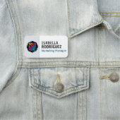 磁気会社従業員スタッフのパーソナライズカスタム 名札 (インサイチュ)