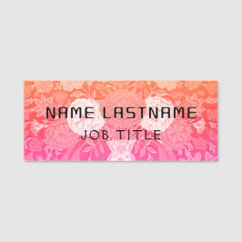 磁気会社従業員スタッフの美学エレガント 名札