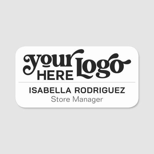 磁気会社従業員スタッフプロフェッショナル名 名札 (正面)