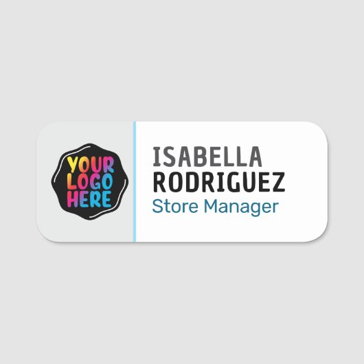 磁気会社従業員スタッフプロフェッショナル 名札 (正面)