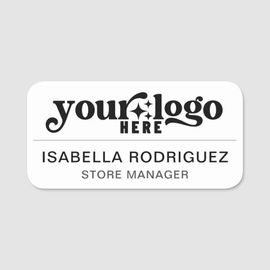 磁気会社従業員名タグ 名札 (正面)