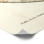 磁気偏角を示す突起 ポスター (角)