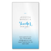 磁気先生 マグネット名刺 (正面縦)