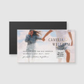 磁気写真救日QRコー結婚ドのウェブサイト (正面/裏面)