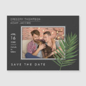 磁気写真熱帯パームミニマル救リスト日 (正面)