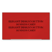 磁気名カスタム刺 マグネット名刺 (正面)