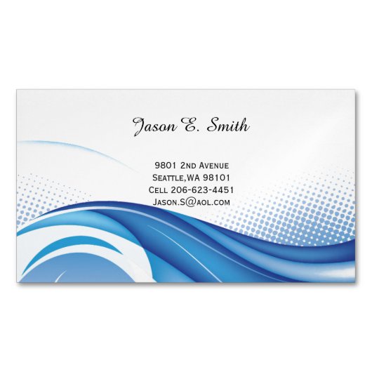 磁気名刺 マグネット名刺 (正面)