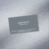 磁気名刺（灰色） マグネット名刺 (インサイチュ)