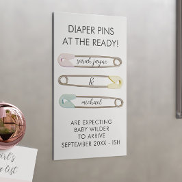 磁気妊娠告知25 Pkミニカード マグネット名刺