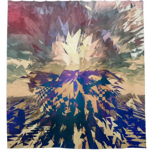 磁気嵐 シャワーカーテン (正面)