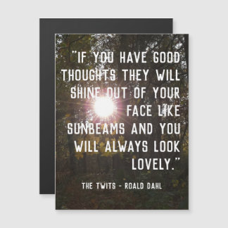 磁気式カスタマイズ可能なアップ引用文- Roald Dahl