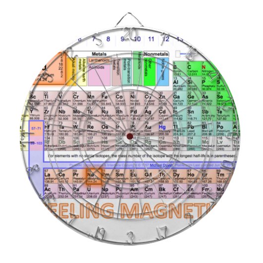 磁気感じること ダーツボード (正面)