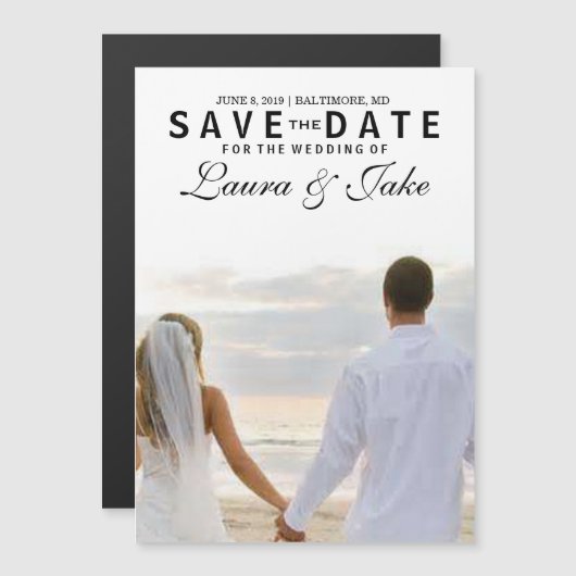 磁気招待状 | 写真救 マグネット招待状 (正面/裏面)