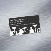 磁気清掃サービスデザイン マグネット名刺 (インサイチュ)