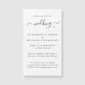 磁気白黒ウェディング救招待日 (正面)