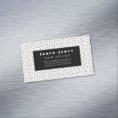 磁気白黒パターモダンン名刺 マグネット名刺 (インサイチュ)