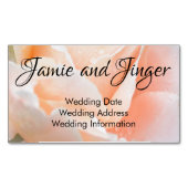 磁気結婚カード マグネット名刺 (正面)