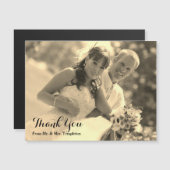 磁気結婚写真ありがとう (正面/裏面)