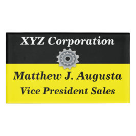 磁気背部が付いているパーソナライズな名札 名札