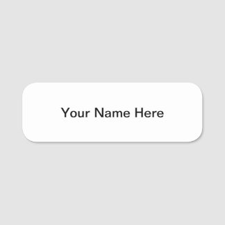 磁気裏付けが付いているカスタマイズ可能な名前入りの記章 名札