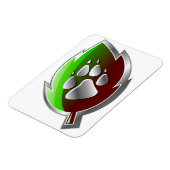 磁気車の固定（小： 3"x4"） マグネット (左側)