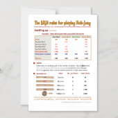 磁気BMJAの規則- (2)の上で解決します マグネット招待状 (正面)