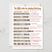 磁気BMJAルール – スペシャルハンド(2) マグネット招待状 (正面)