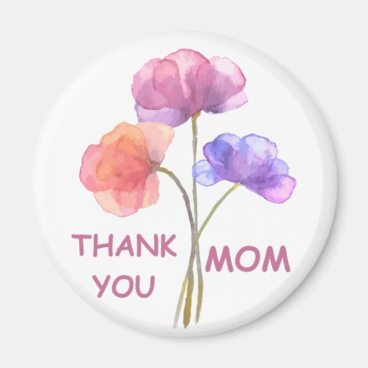 磁石ありがとうママ マグネット (正面)