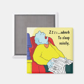 磁石が四角く音を立てて眠る マグネット (正面/裏面)