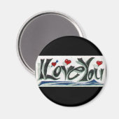 磁石が大好き マグネット (正面/裏面)