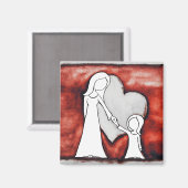 磁石が大好き マグネット (正面/裏面)