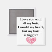 磁石が大好き マグネット (正面/裏面)