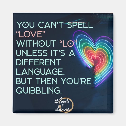 磁石が無いと恋の呪文はできない マグネット (正面)