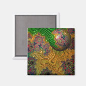 磁石だけで浮いている マグネット (正面/裏面)