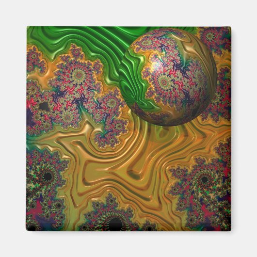 磁石だけで浮いている マグネット (正面)