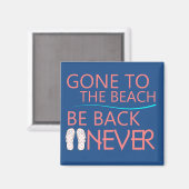 磁石にビーチ マグネット (正面/裏面)