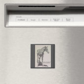 磁石に付ける子馬のスケッチ マグネット (インサイチュ (食洗機))