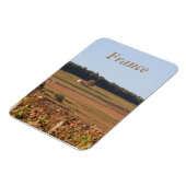 磁石に印刷されたフランスのブドウ園 マグネット (左側)