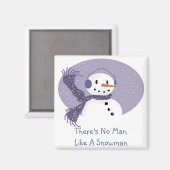 磁石のような人は無雪だるま マグネット (正面/裏面)