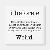 磁石の前に マグネット (正面)