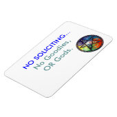 磁石の勧誘なし、星形五角形 マグネット (左側)