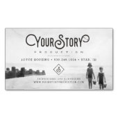 磁石の名刺|の古いヴィンテージの子供の写真 マグネット名刺 (正面)