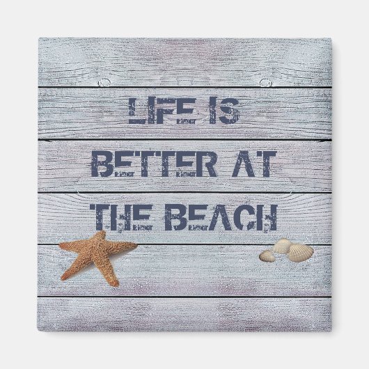 磁石の方が命がビーチ マグネット (正面)