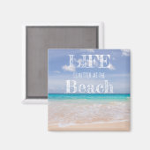 磁石の方が命がビーチ マグネット (正面/裏面)