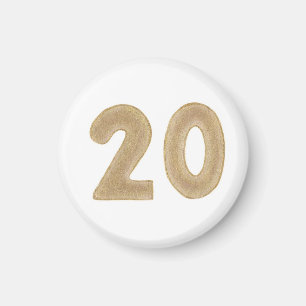 磁石の金ゴールド数20 マグネット