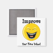 磁石の顔 マグネット (正面/裏面)