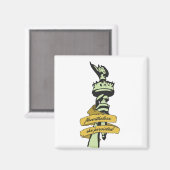 磁石は「それでも、彼女は固執した マグネット (正面/裏面)