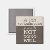 磁石をする価値がない マグネット (正面/裏面)