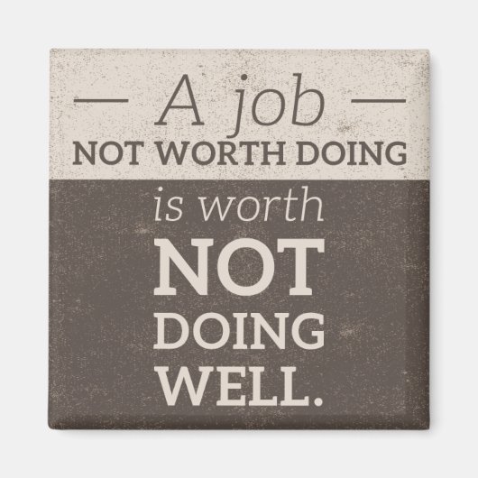 磁石をする価値がない マグネット (正面)